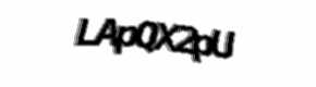 Security check image, please type the characters shown